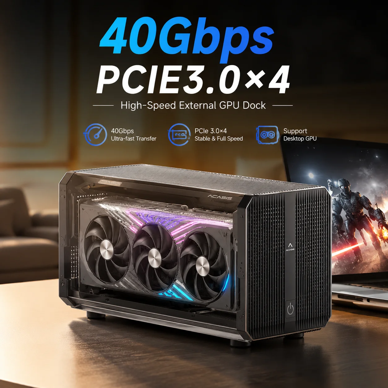 Acasis กล่อง eGPU ความเร็ว 40G - Thunderbolt 4 External Gpu Enclosure บทวิจารณ์และราคา